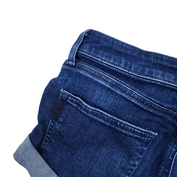 Paige Jimmy Jimmy Short Womens Denim Shorts Size 28 With Zipper & Button Closure - Picture 7 of 9